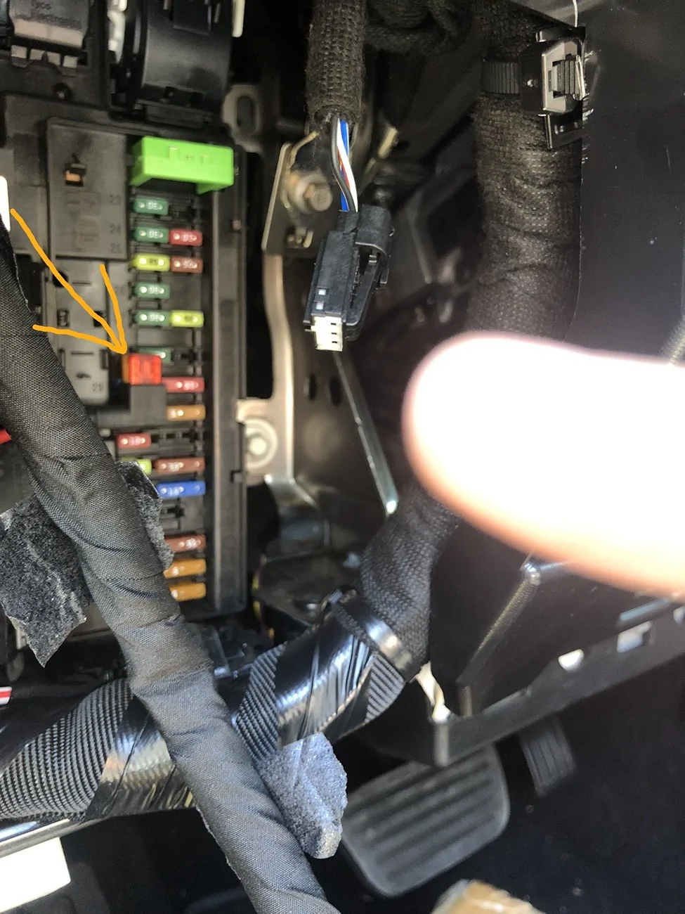Ford Ranger Where's the 2026 Trailer Brake Control Plug? IMG_3713