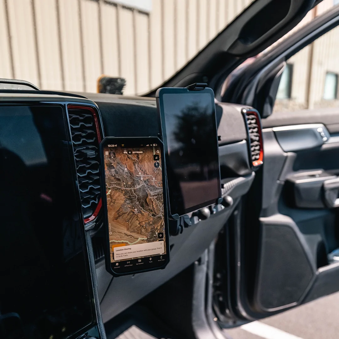 Ford Ranger A Clean Way to Mount Phones, Tablets & Radios in the 2024+ Ranger ranger-sidekick-mount-04