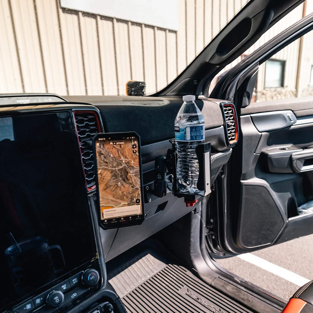 Ford Ranger A Clean Way to Mount Phones, Tablets & Radios in the 2024+ Ranger ranger-sidekick-mount