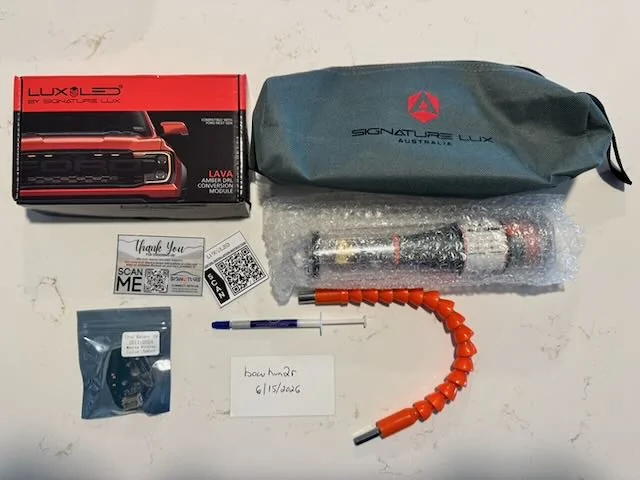 Ford Ranger SOLD Signature Lux Lava Amber DRL Converation for the RR plus Toolset IMG_2592