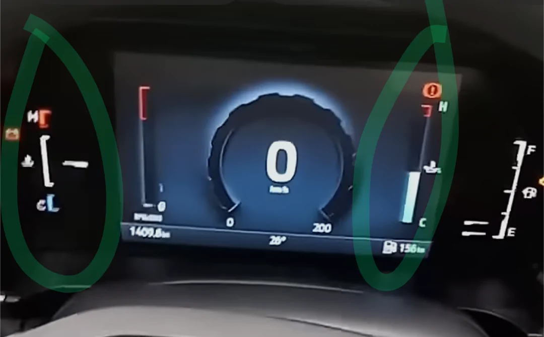 Ford Ranger Anyway to hide second coolant temp gauge? Screenshot_20260615-225534