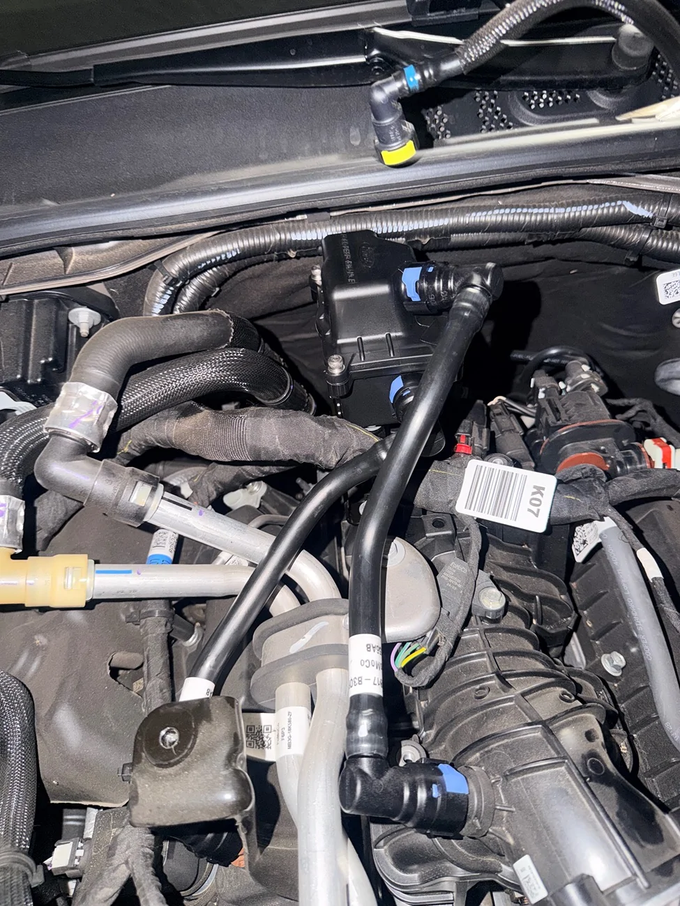 Ford Ranger Ford performance catch can IMG_3038
