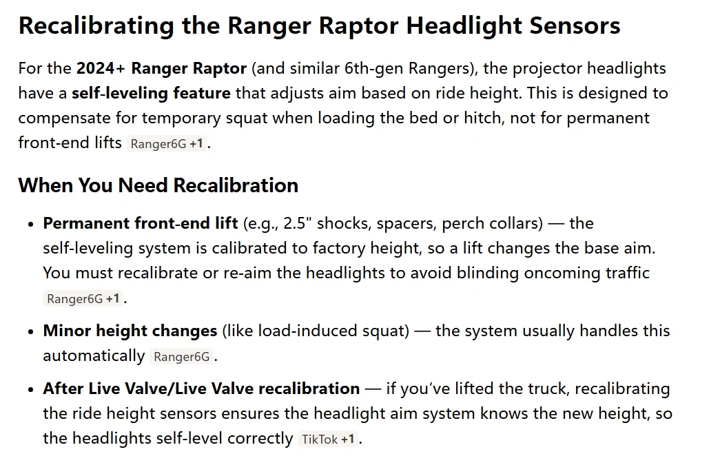 Ford Ranger Leveled the 2026 Raptor & didn't need to re-aim headlights... NICE. Screenshot_16-6-2026_182020_www.bing.com
