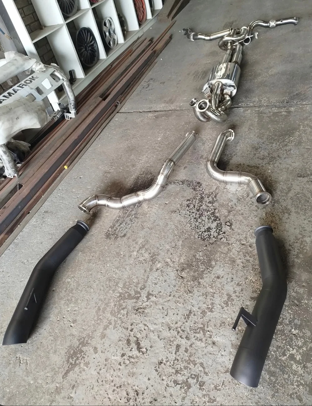 Ford Ranger Equal Length Trombone Exhaust Mod Installed w/ Sound Clip Video IMG_7152