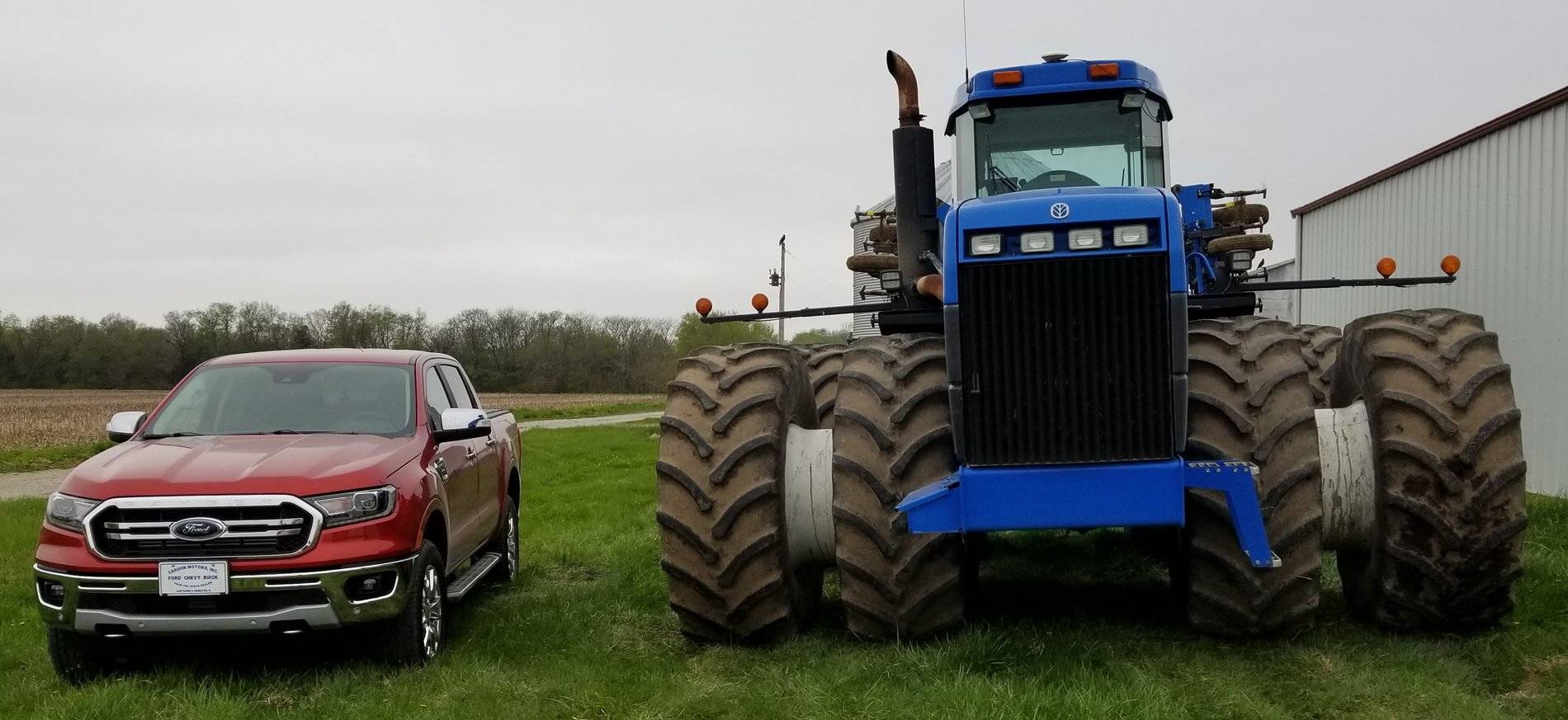 Ford Ranger Look at my Ranger parked next to stuff Trucktractor1