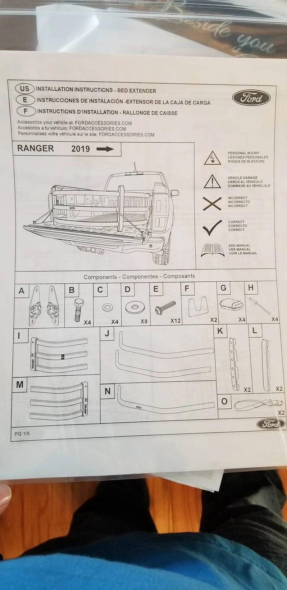 Ford Ranger WxNerd2015's Hot Pepper Red FX4 20190423_183957