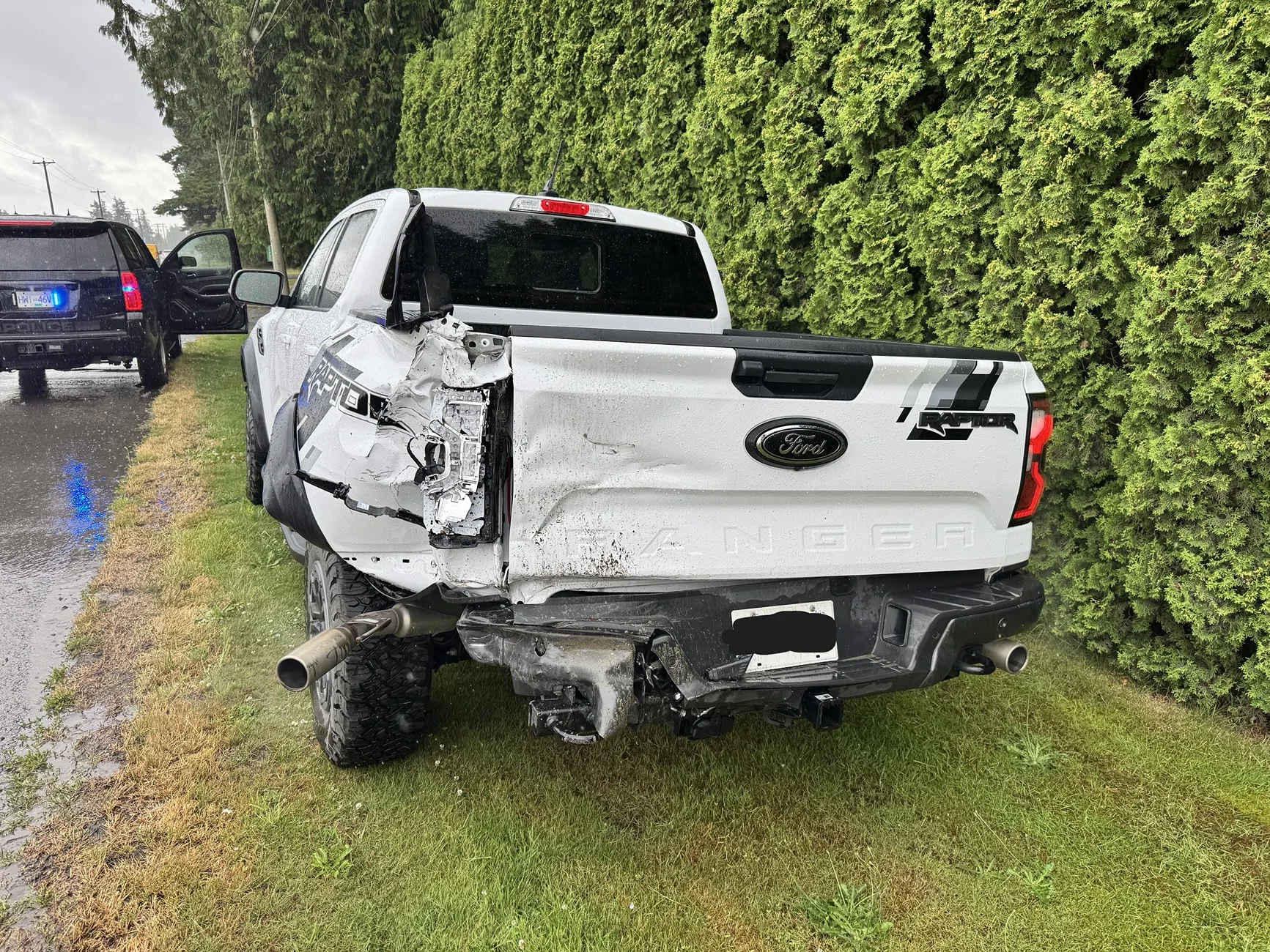 Ford Ranger HARDLY BROKEN IN..... NOW BROKEN (hit at 50kmh) Photo 1 - Copy