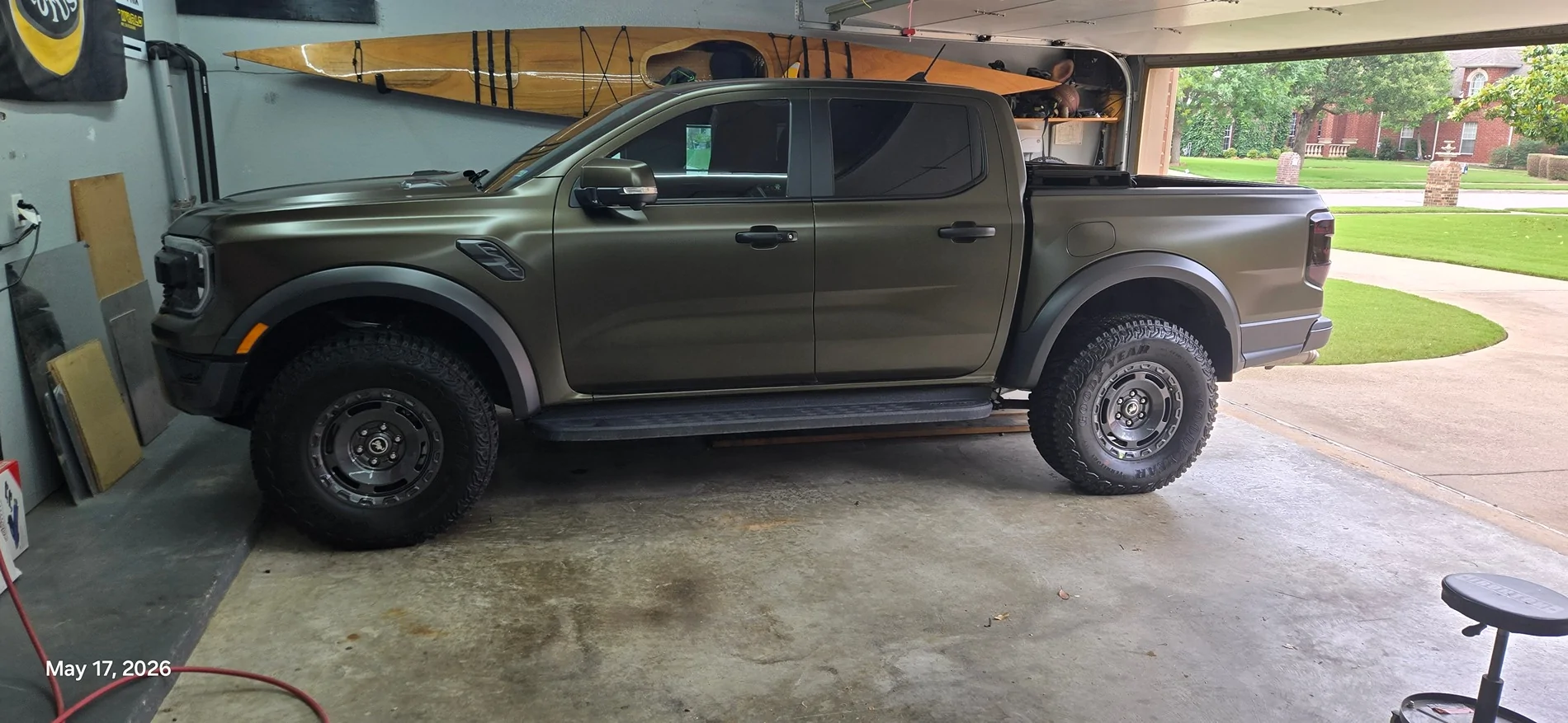 Ford Ranger 26 Ranger Raptor on Bronco Sasquatch wheels and tires 20260517_101142