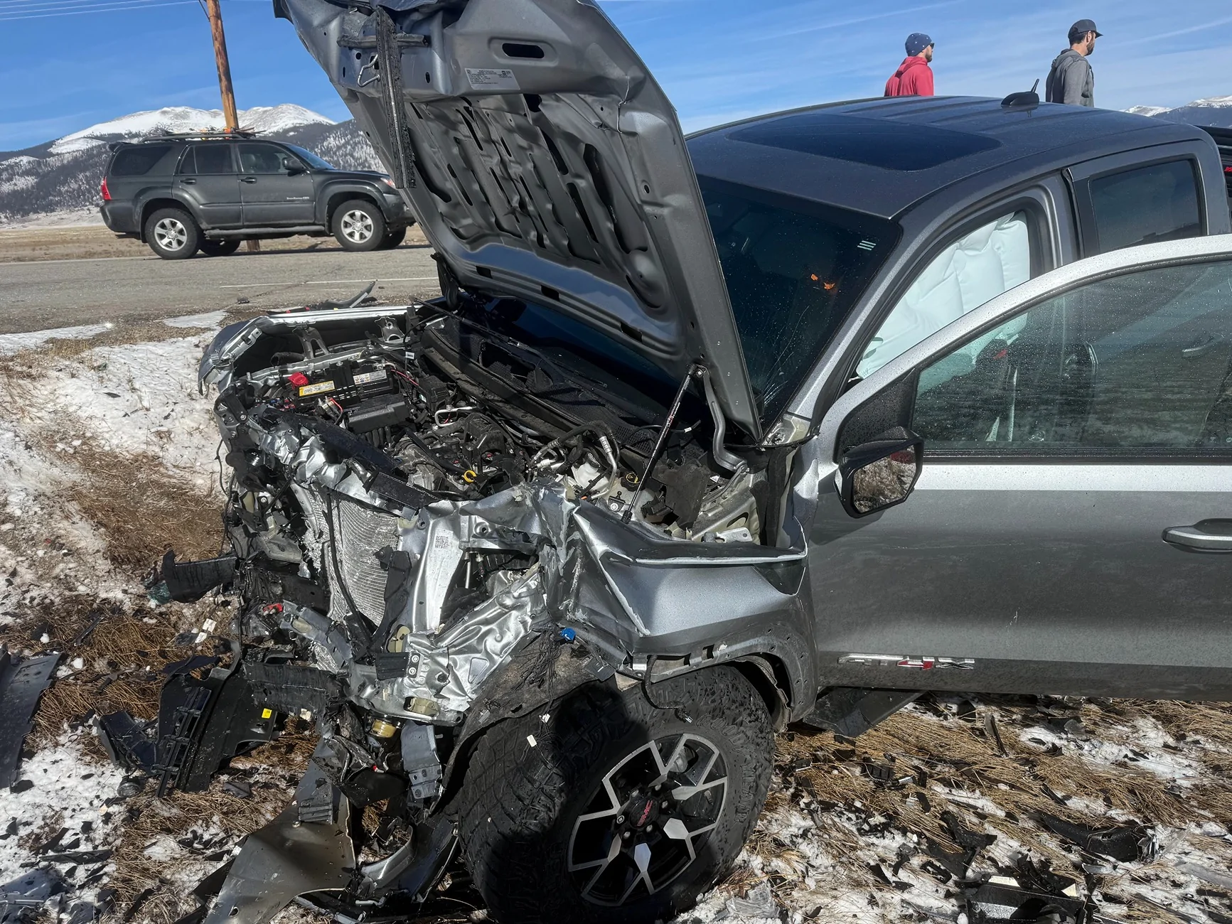 Ford Ranger HARDLY BROKEN IN..... NOW BROKEN (hit at 50kmh) dnfay_canyon_crash_2