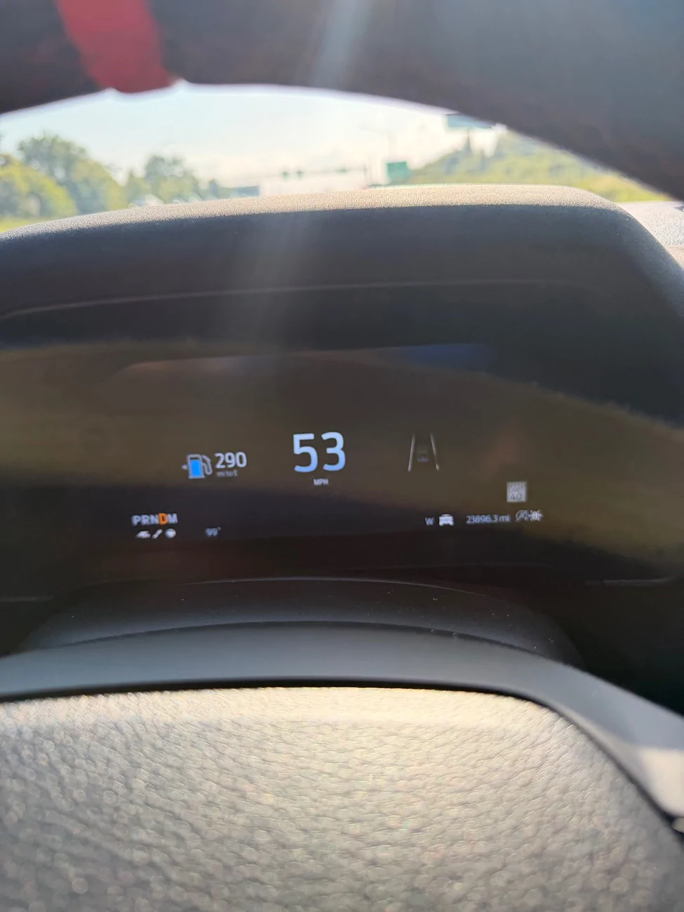Ford Ranger Raptor branded specific instrument cluster IMG_1847