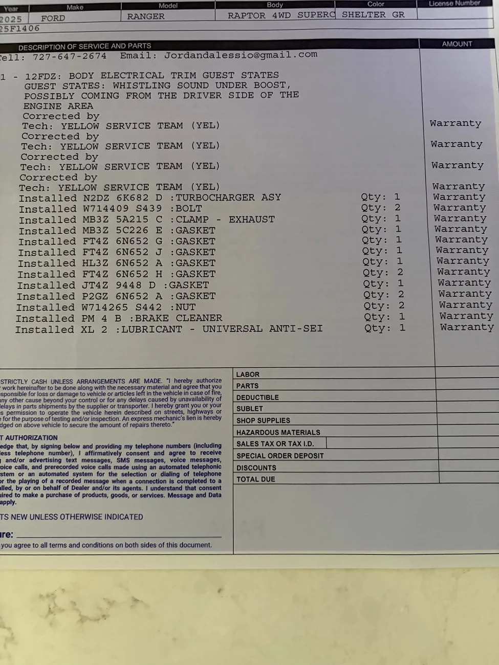 Ford Ranger Possible boost leak but no codes: Now, Shaft Play Update IMG_0499