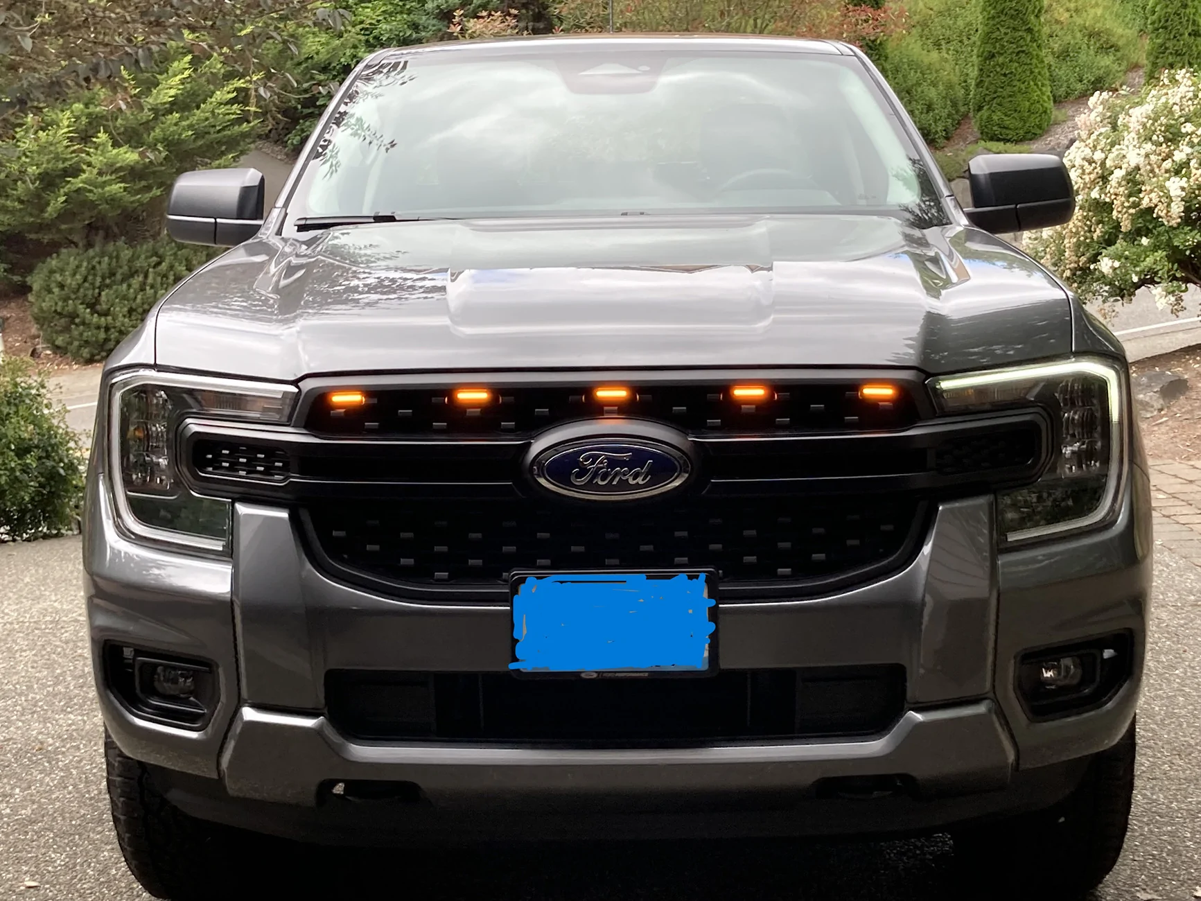 Ford Ranger F150-LED Grill Lights - 5 light kit fitment IMG_0486copy
