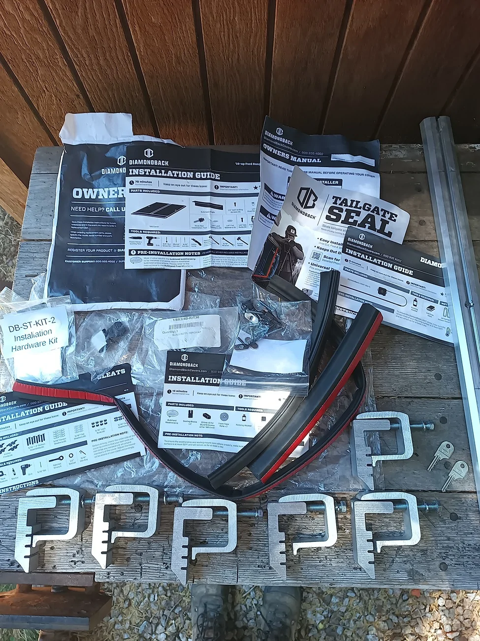 Ford Ranger Diamondback 180 bed cover and accessories IMG_20260705_122622_406