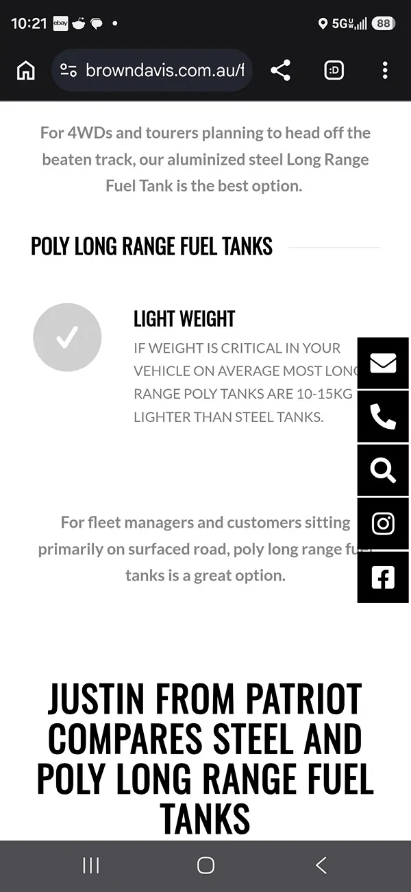 Ford Ranger Extended fuel tank Screenshot_20260707_102145_Chrom