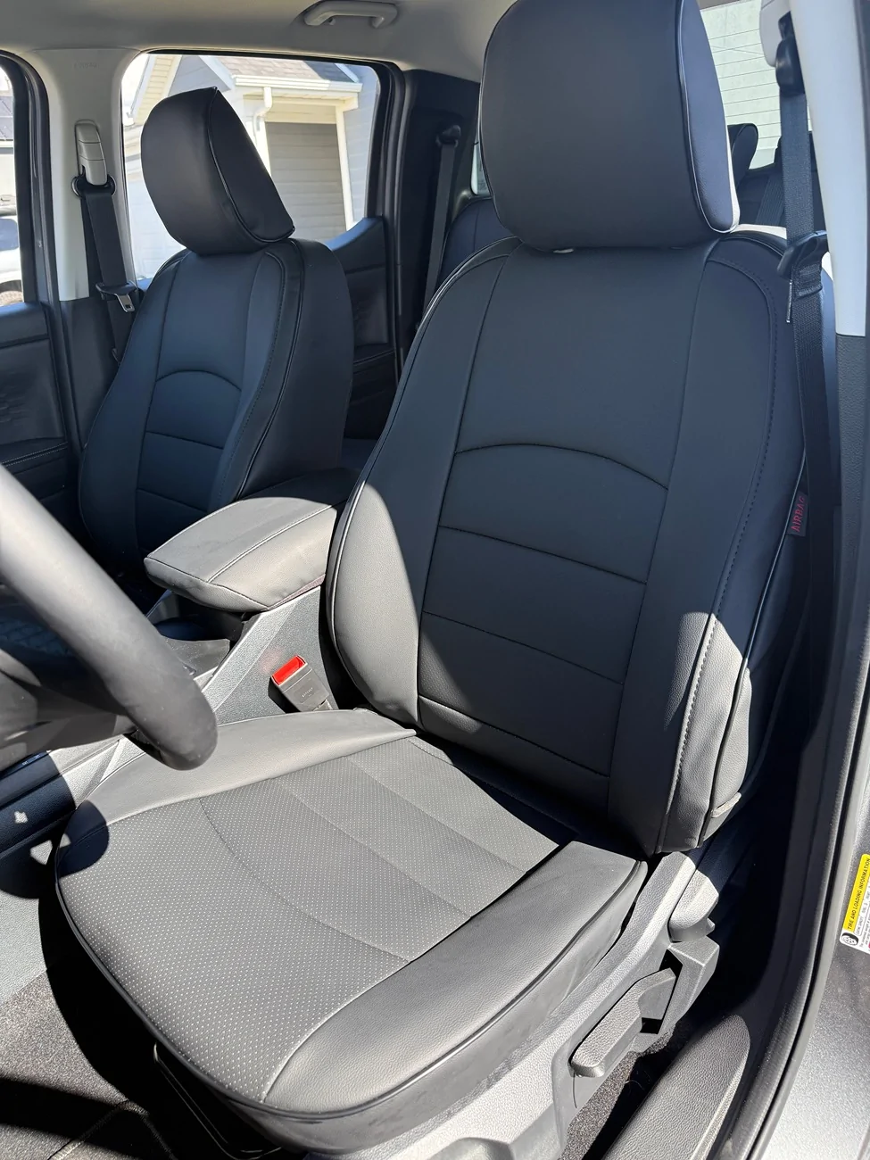 Ford Ranger EKR seat covers installed IMG_7591