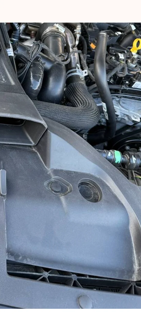 Ford Ranger Cutting out the plastic webbing at cold air inlet Screenshot_20260709-114437