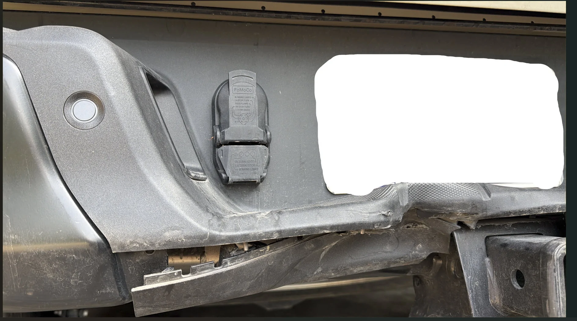 Ford Ranger Got rear-ended over the weekend. Hit