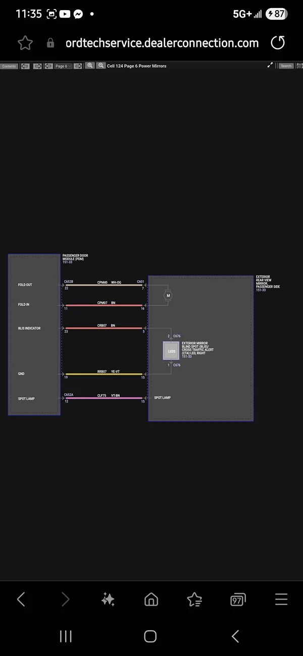 Ford Ranger Please Help me identify a wiring part for my passenger mirror Screenshot_20250515_113518_Samsung Internet