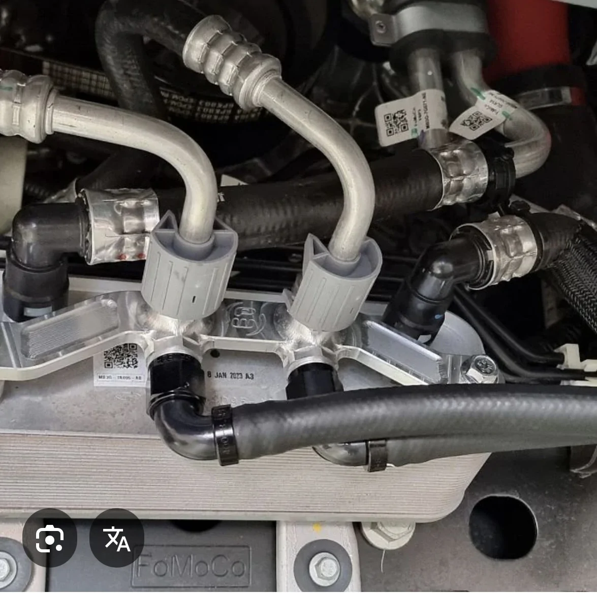 Ford Ranger Another FYI - Ranger Raptor 10R60 transmission has Water to Air Cooler IMG_3480