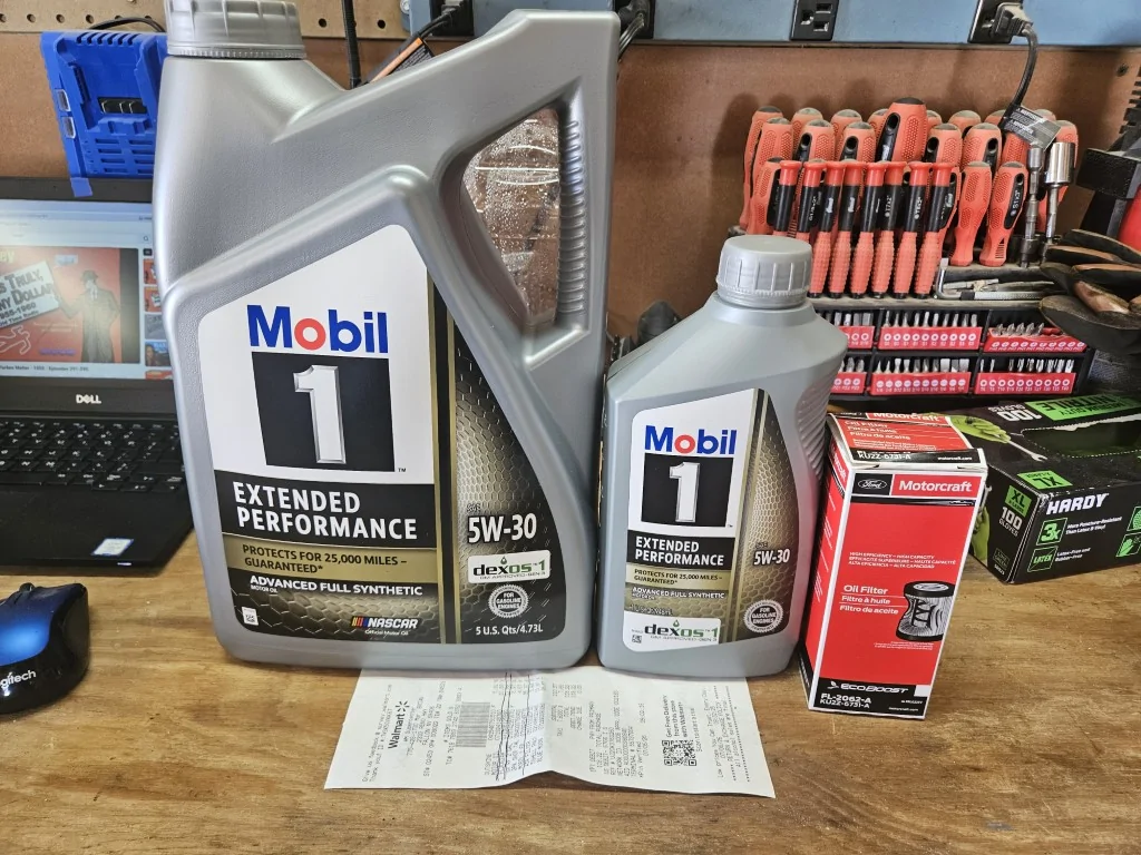 Ford Ranger Go to oil for 2.7 20260708_130315