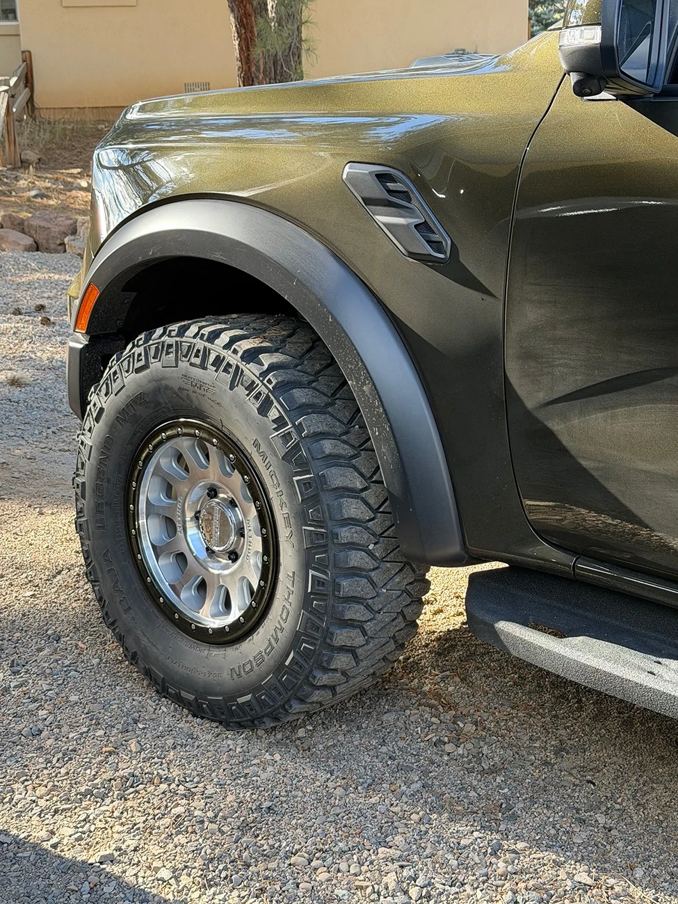 Ford Ranger Method 709 HD w/ impact ring painted in Shelter Green IMG_3673