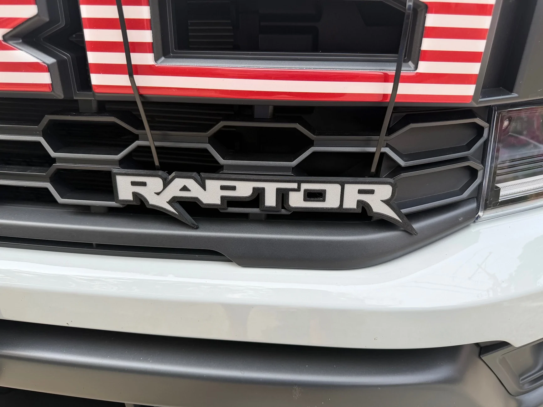 Ford Ranger RAPTOR grill badge 3d print IMG_6351