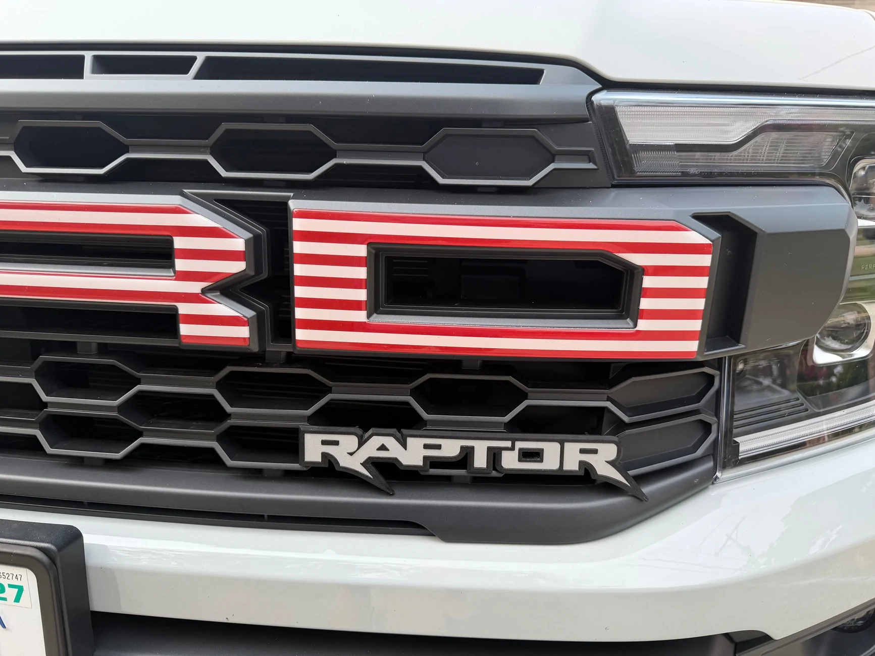 Ford Ranger RAPTOR grill badge 3d print IMG_6352