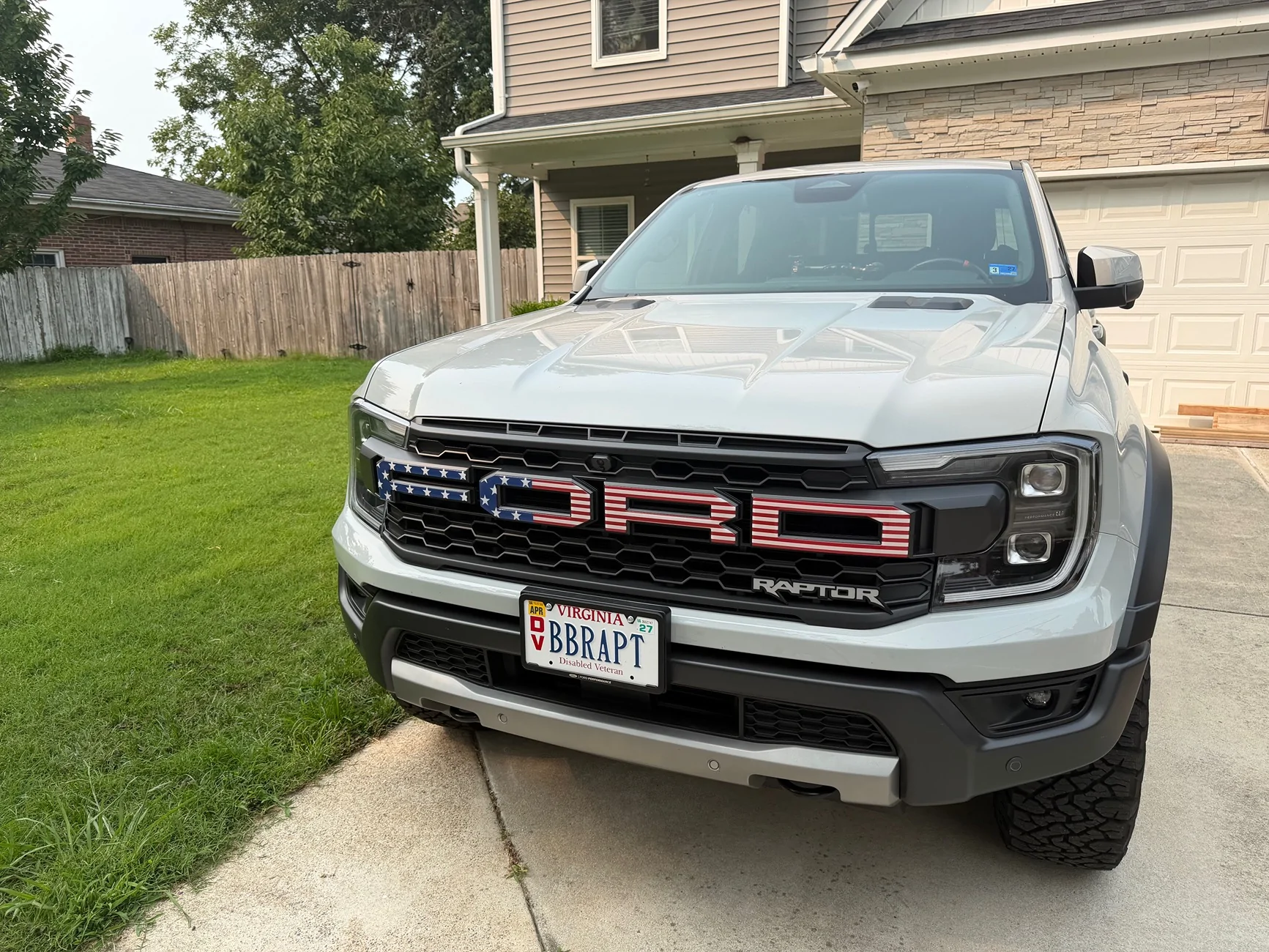 Ford Ranger RAPTOR grill badge 3d print IMG_6354