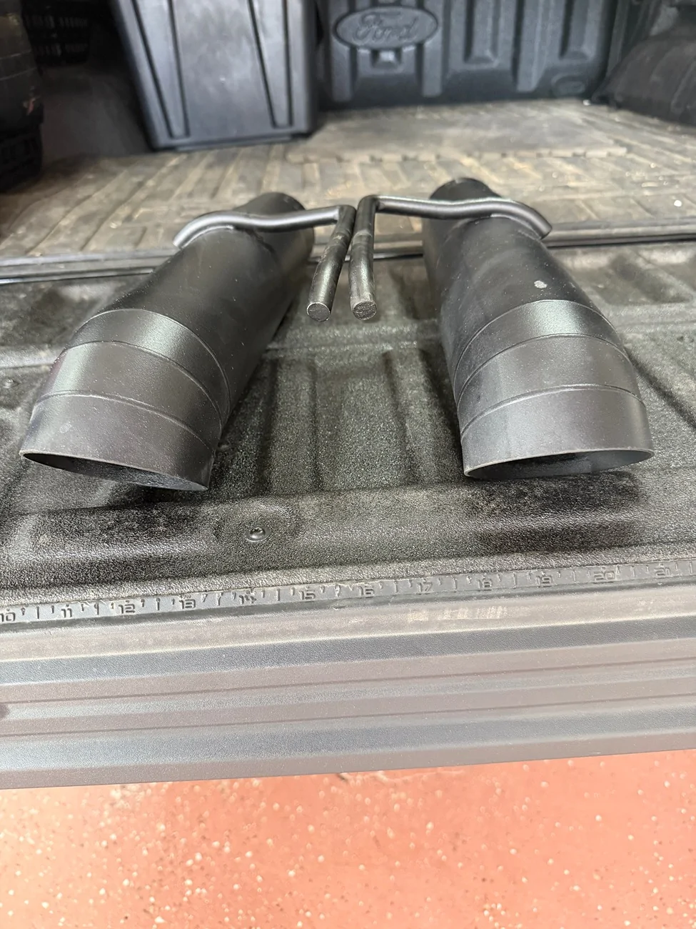 Ford Ranger FS: MBRP Black turn down exhaust tips. IMG_1121