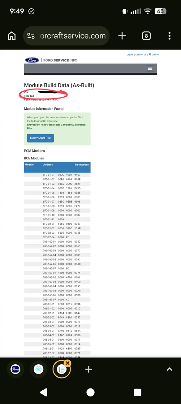 Ford Ranger Anybody else have an In Production / Blend Date over the last week? Screenshot_20260717-094905