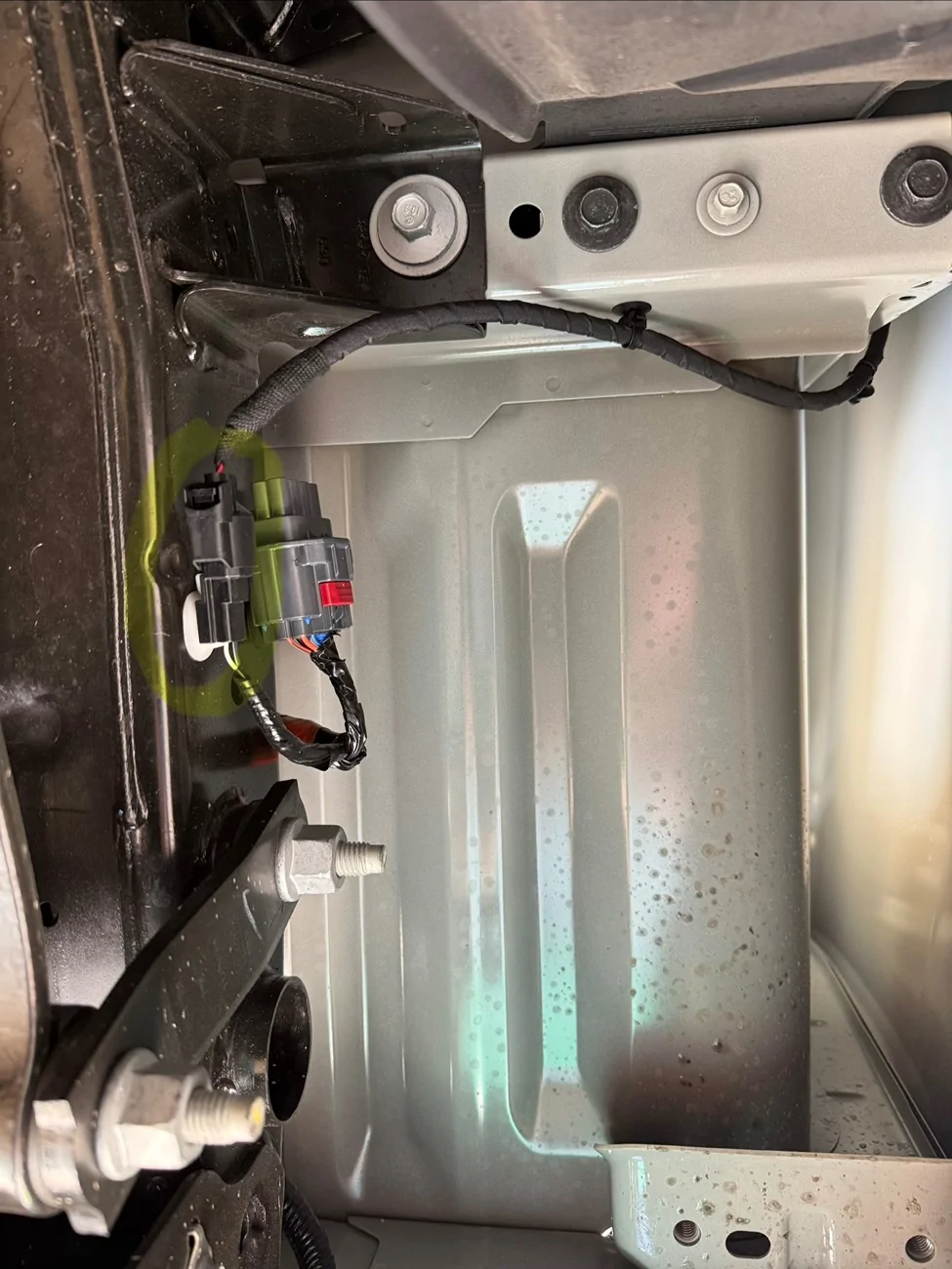 Ford Ranger Raptor passenger bed light removal. IMG_6221