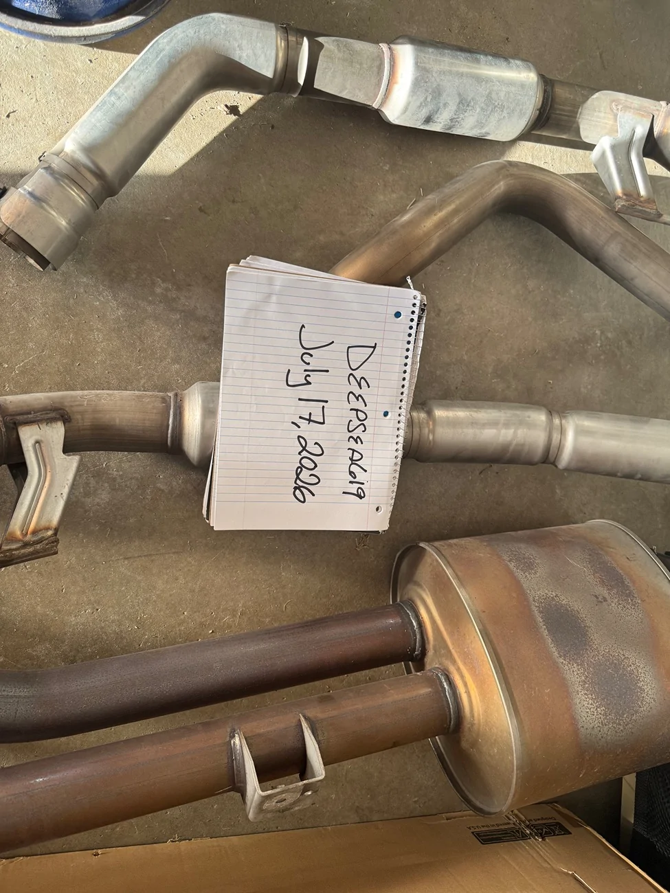 Ford Ranger 2024 Ranger Raptor OEM Exhaust. IMG_3509