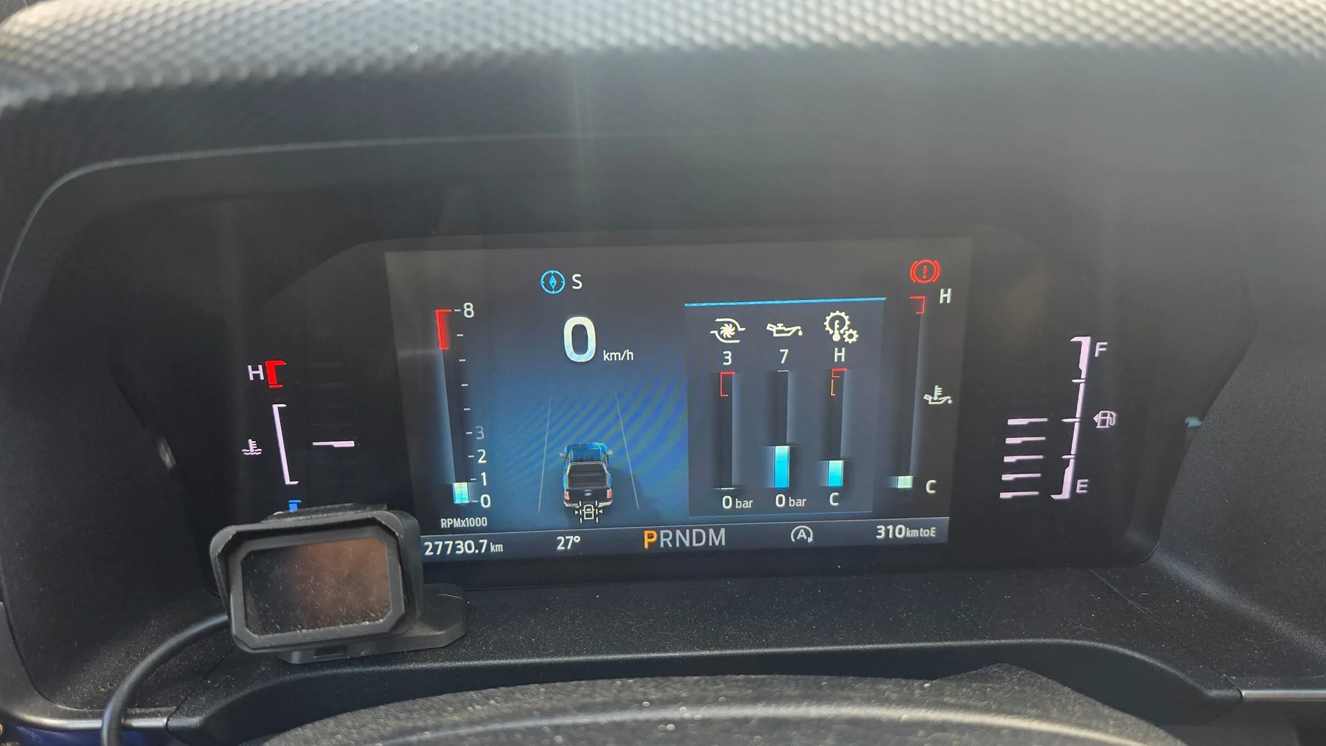 Ford Ranger Outside temperature 20260718_153700