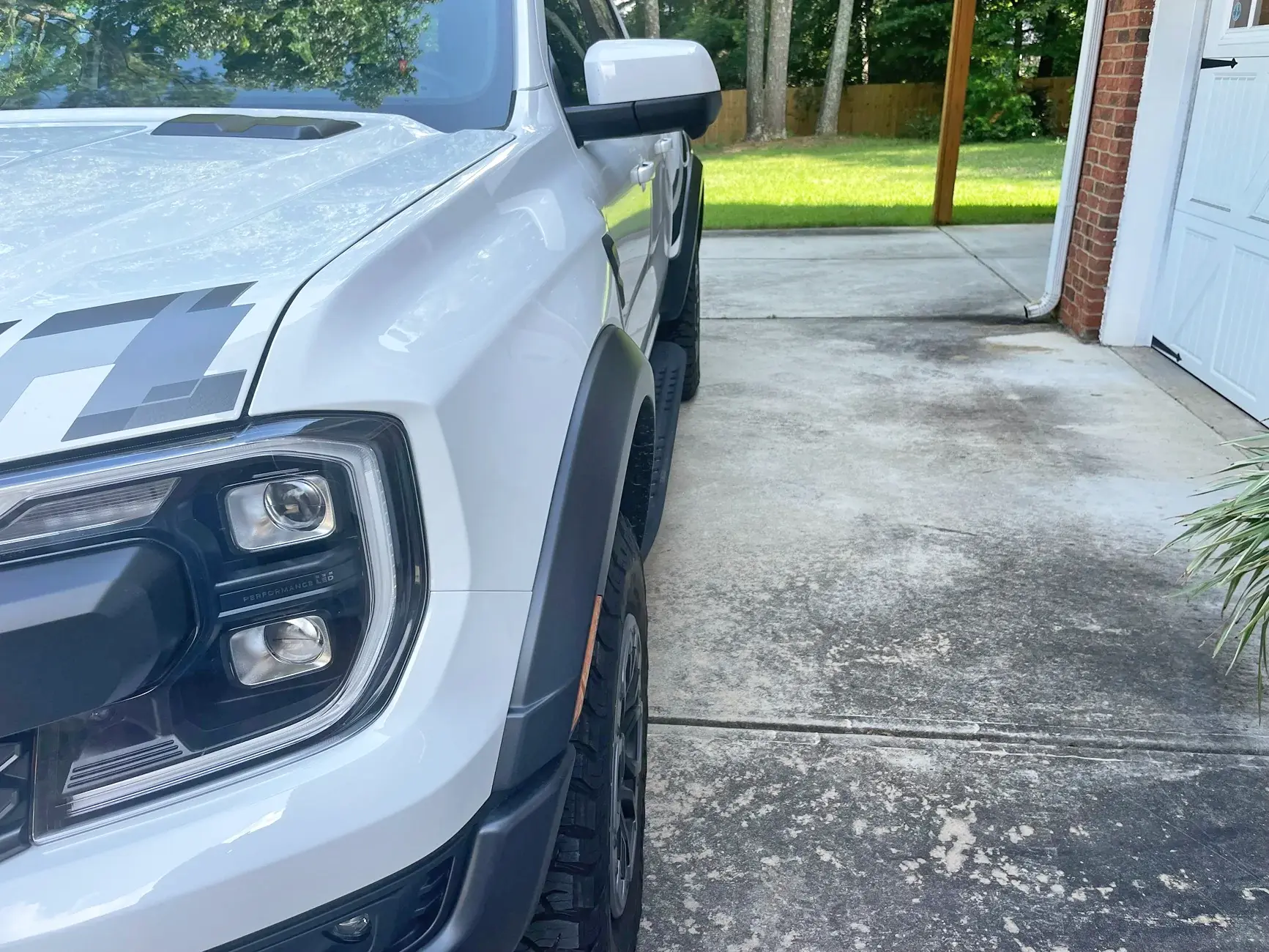 Ford Ranger Before/After with 1" wheel spacers 91759-ecd0a32505770390932a33305be7e35c