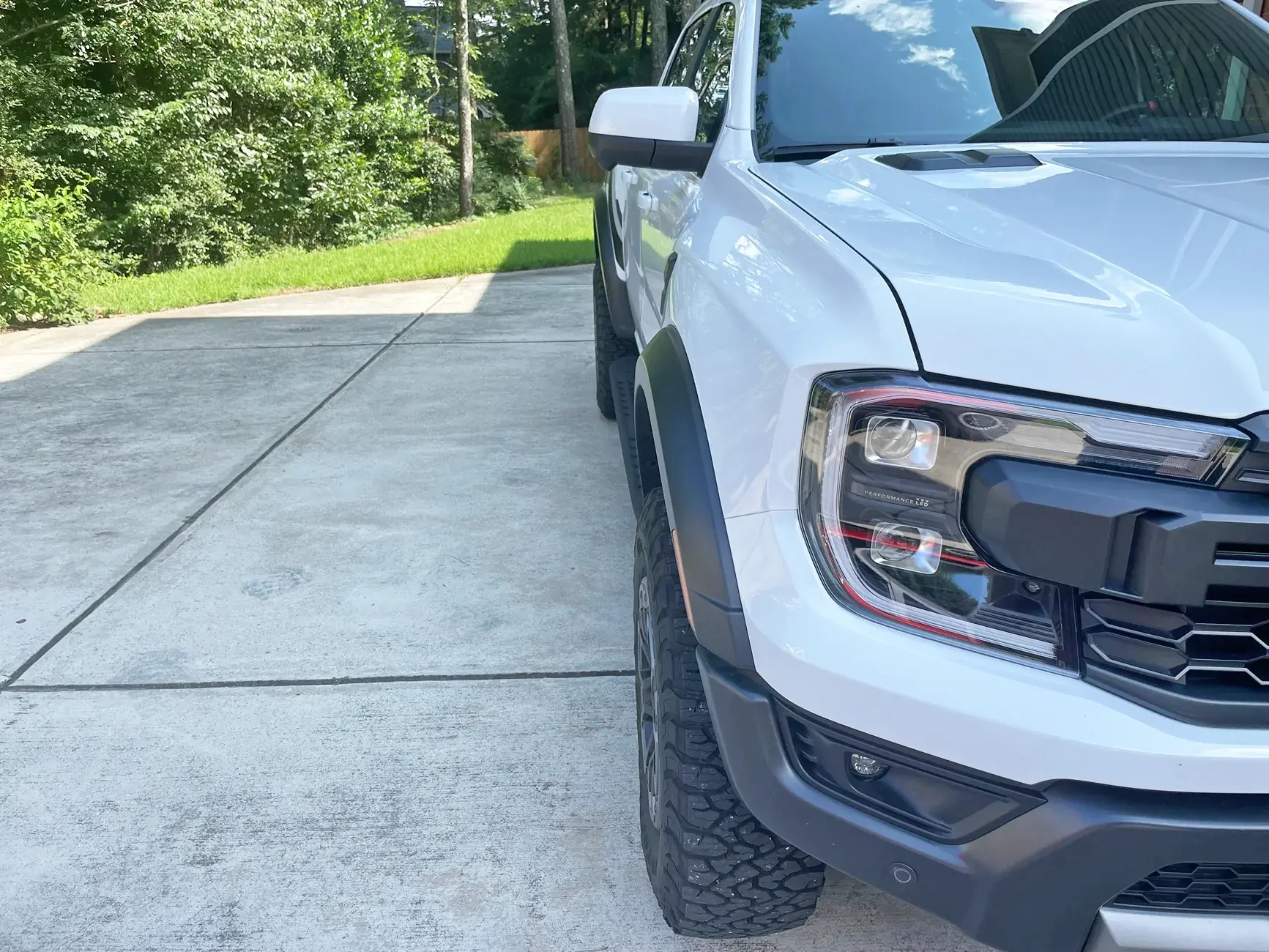 Ford Ranger Before/After with 1" wheel spacers 91760-67bc1c74ada797899ab17be4397c77fa