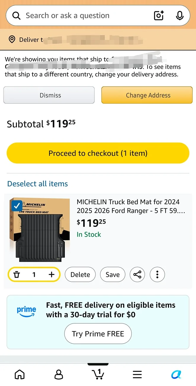 Ford Ranger Limited Time Deal Alert: Protect Your Ranger ! Screenshot_20260720_072413_Amazon Shopping