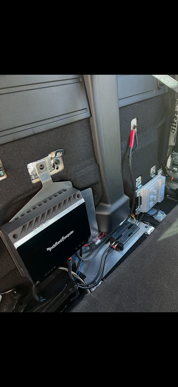 Ford Ranger Powered sub install on 2026 IMG_0432