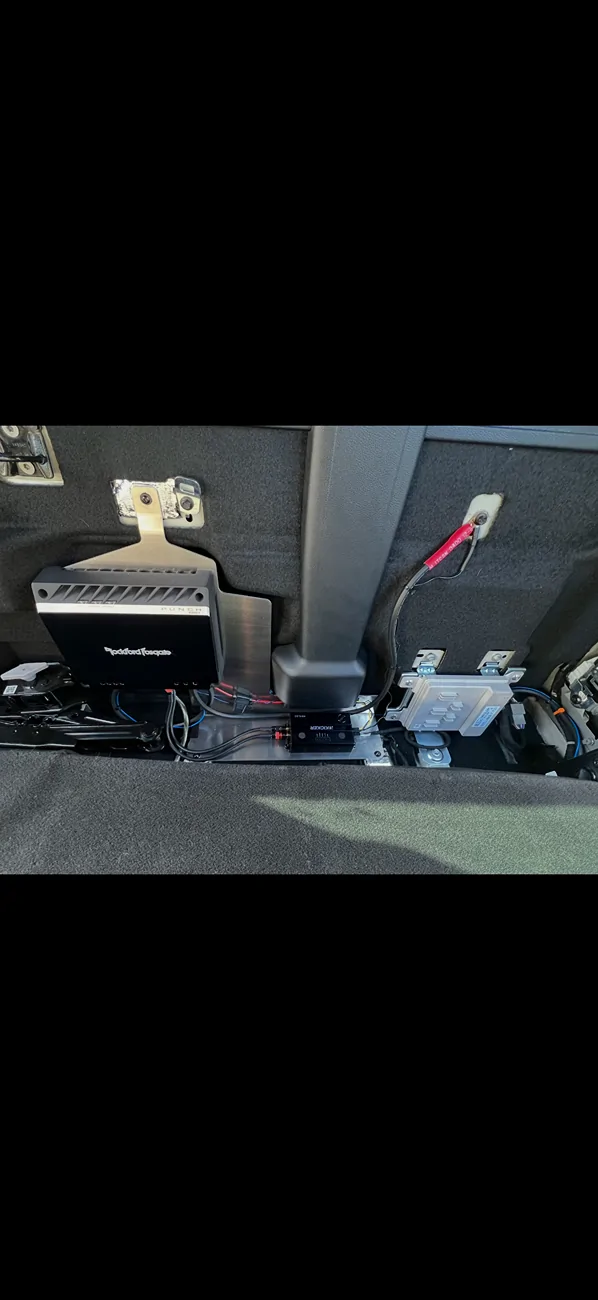 Ford Ranger Powered sub install on 2026 IMG_0434