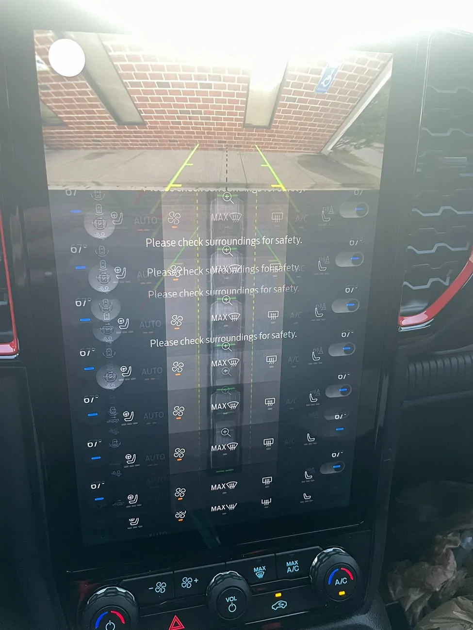 Ford Ranger Center screen issue on my 2026 Raptor IMG_7111