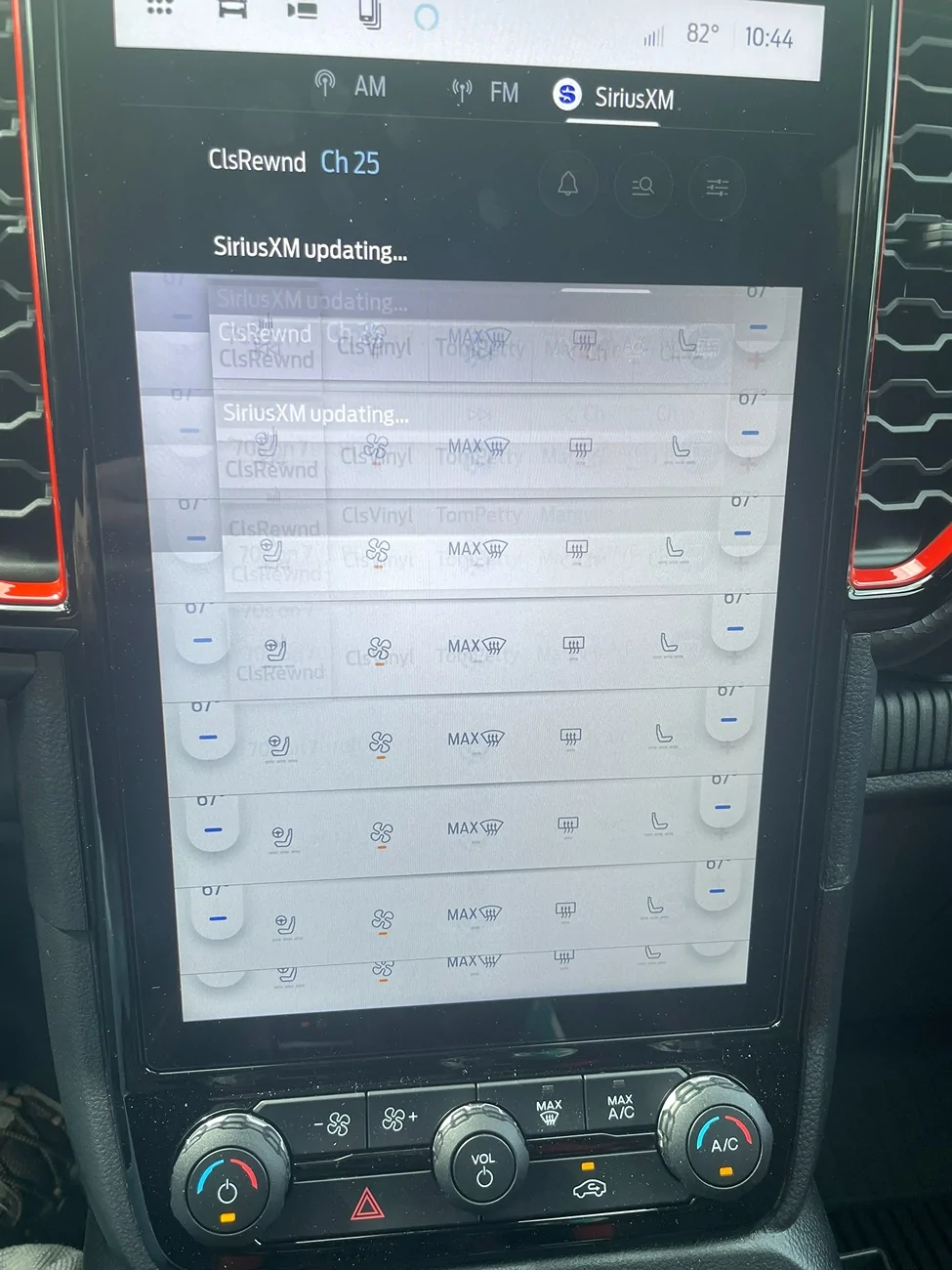 Ford Ranger Center screen issue on my 2026 Raptor IMG_7117