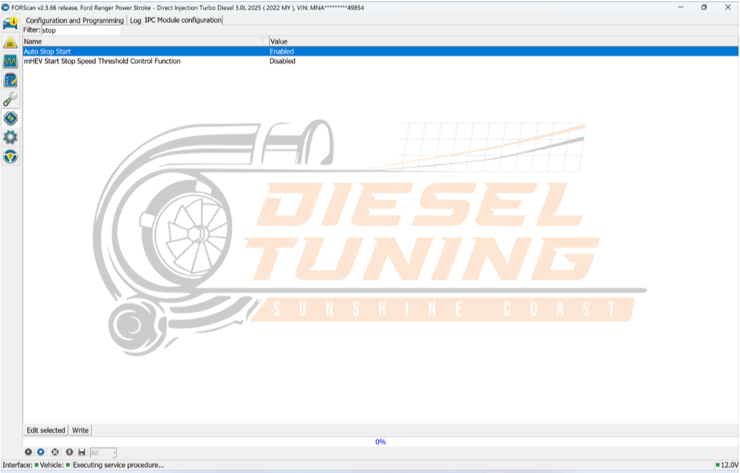 Ford Ranger FORScan NA Ranger 6th Gen (2024+) Crowdsourced Spreadsheet 10-apim-startstop-option-disable