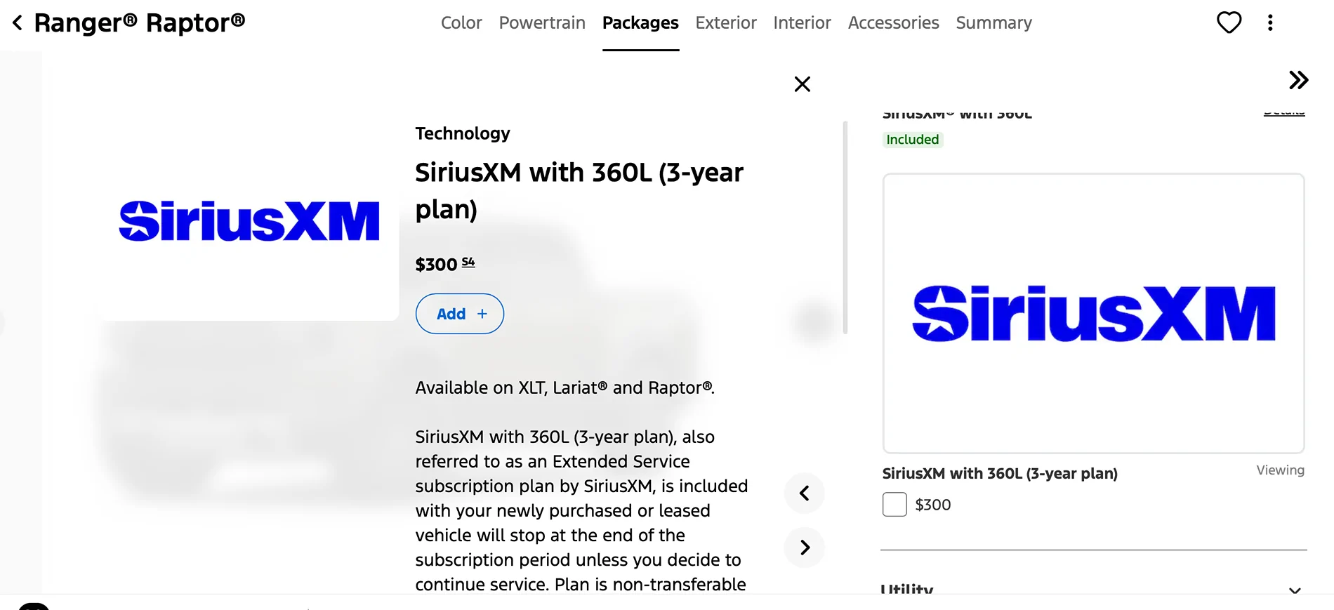 Ford Ranger When the SiriusXM Trial Ends... Renew? 1785019369203-61