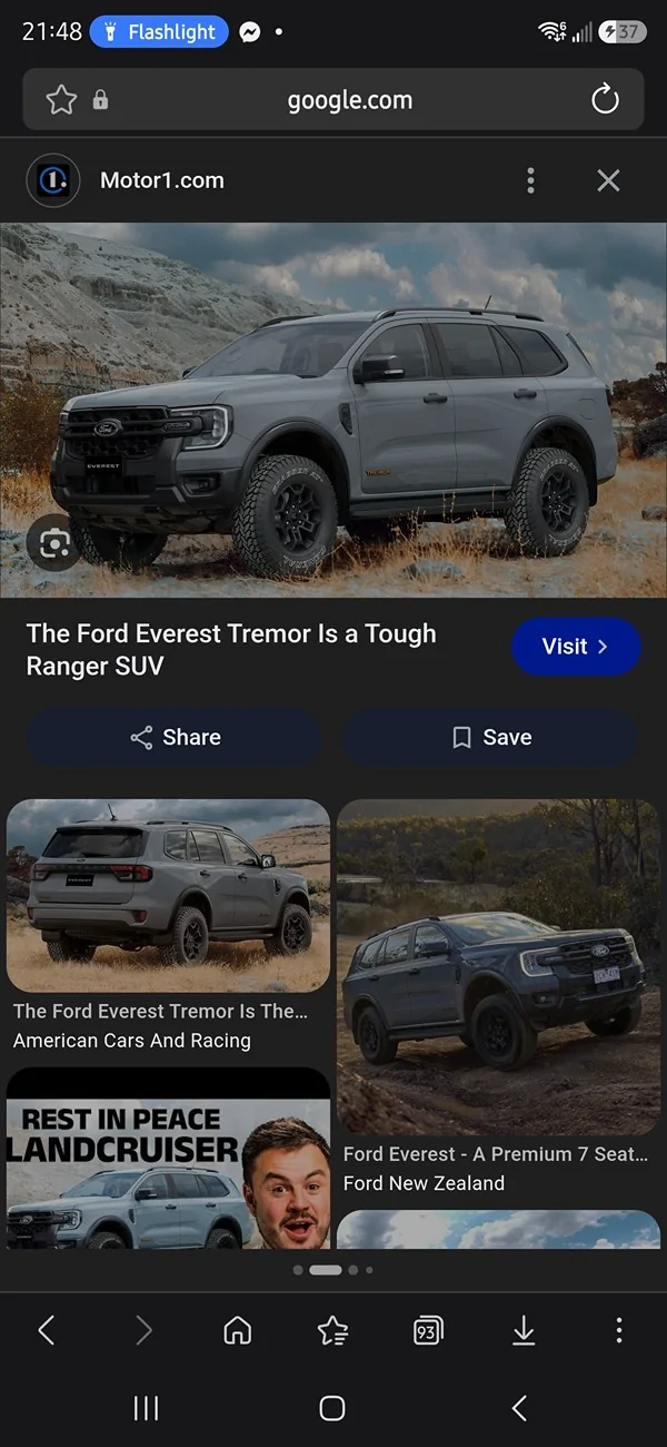 Ford Ranger ARE Revo canopy/Desert Tan RR Screenshot_20260730_214815_Samsung Browser