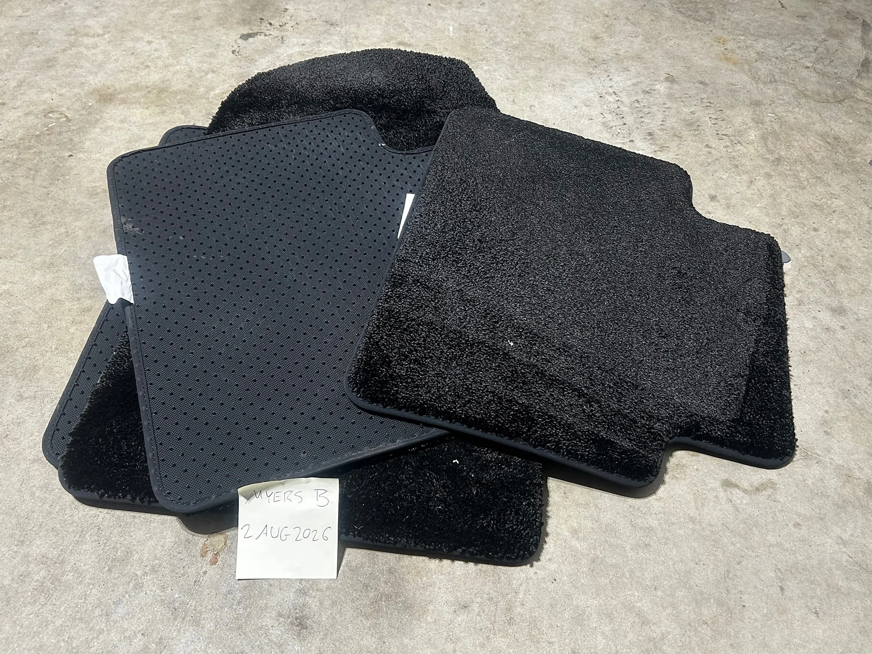 Ford Ranger Black Appearance Package carpet floor mats IMG_0862