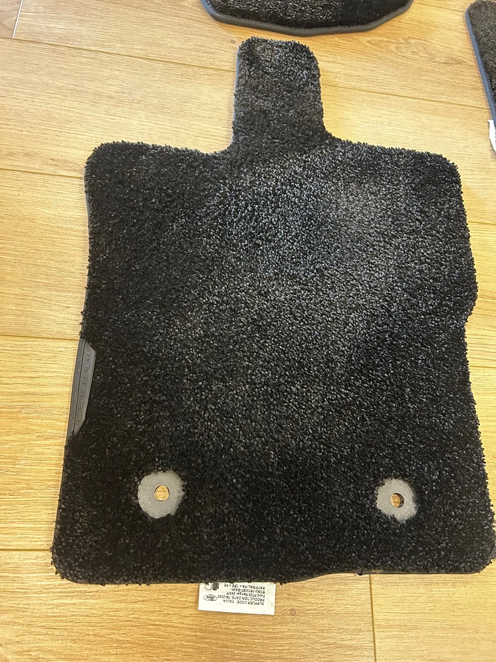 Ford Ranger Black Appearance Package carpet floor mats IMG_0740
