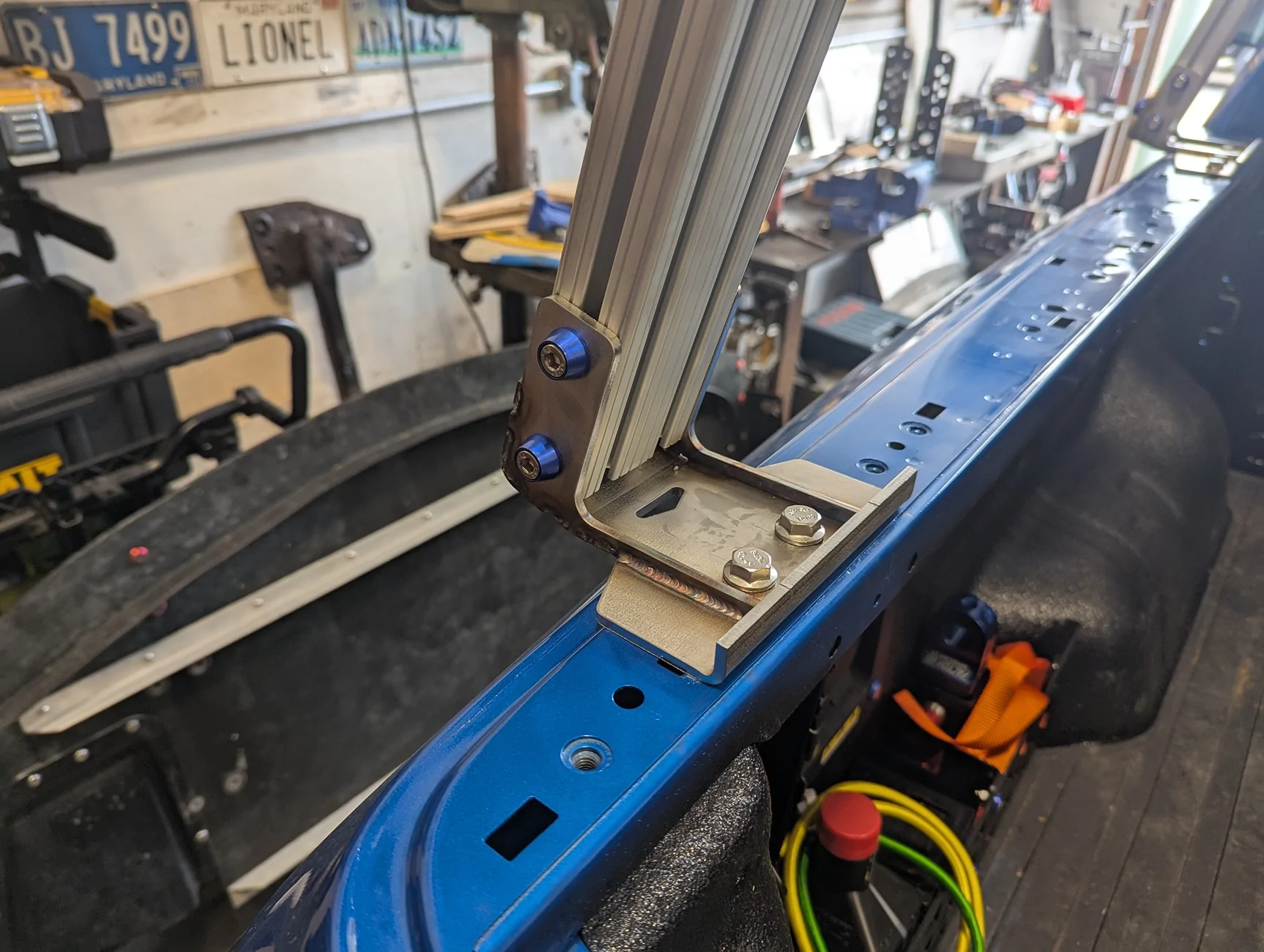Ford Ranger Mounting an overland rack to the bed rails PXL_20250713_173731292