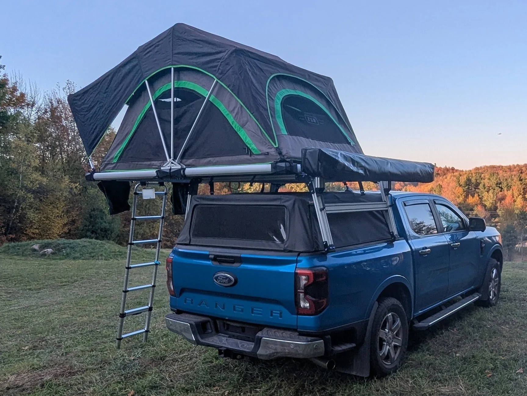 Ford Ranger Mounting an overland rack to the bed rails PXL_20251005_212918595~2