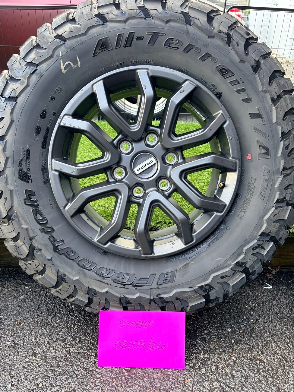 Ford Ranger FS:  (4) 2026 RR OEM Non Beadlock Wheel and Tire Set IMG_1790