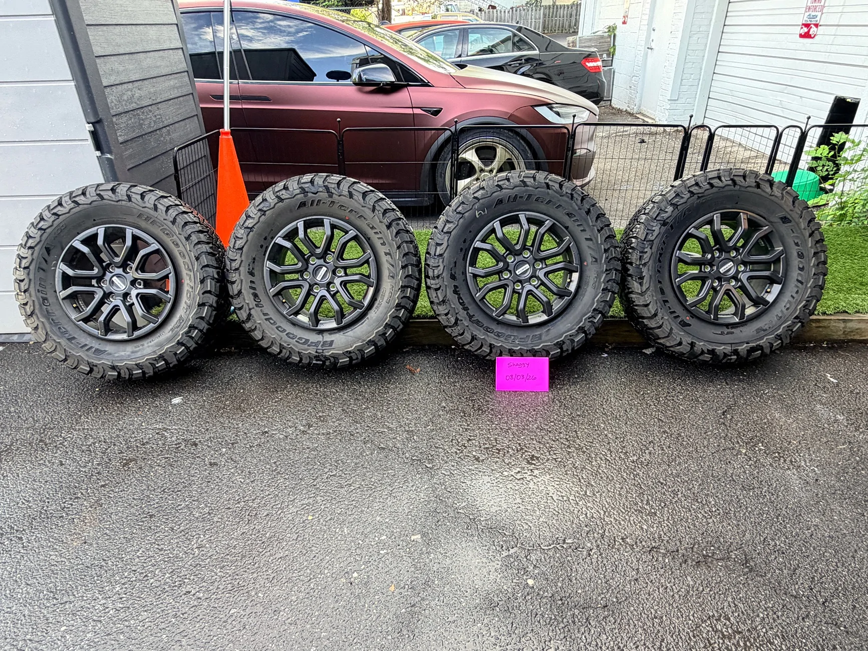 Ford Ranger FS:  (4) 2026 RR OEM Non Beadlock Wheel and Tire Set IMG_1792