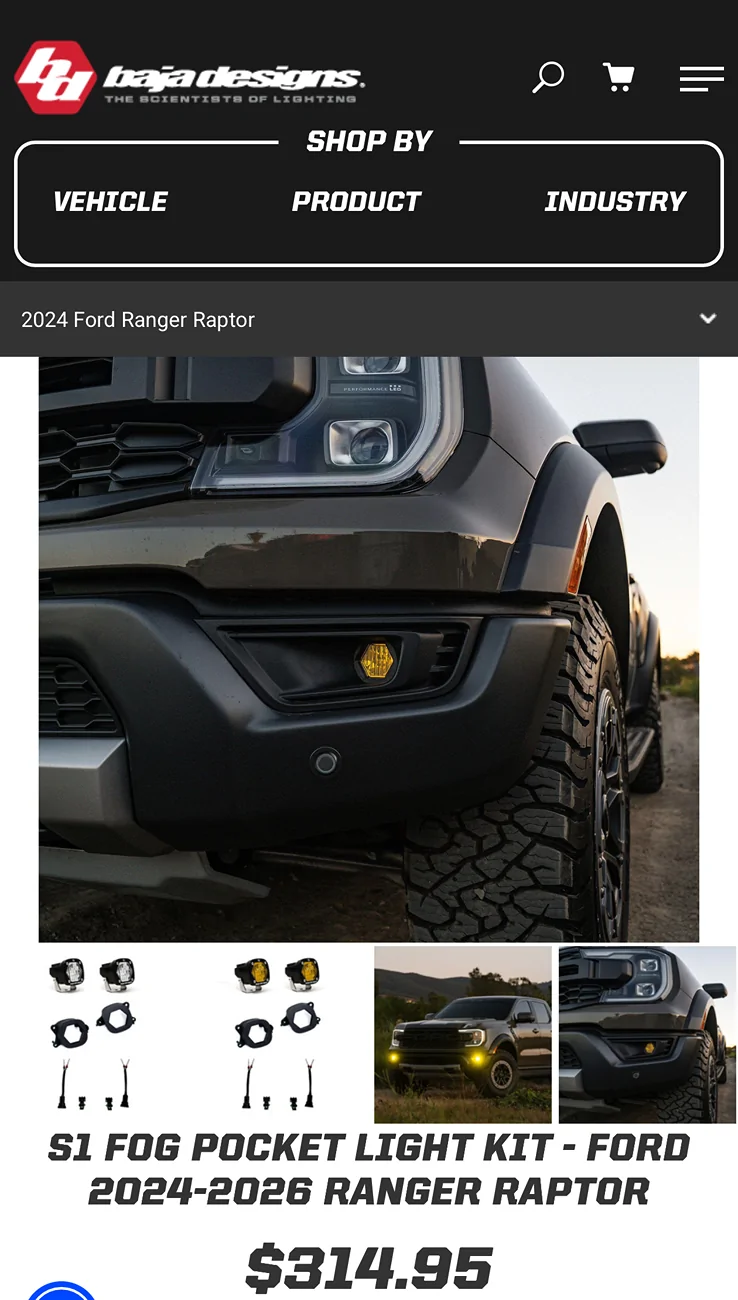 Ford Ranger Fog light options 1785844046673-kc